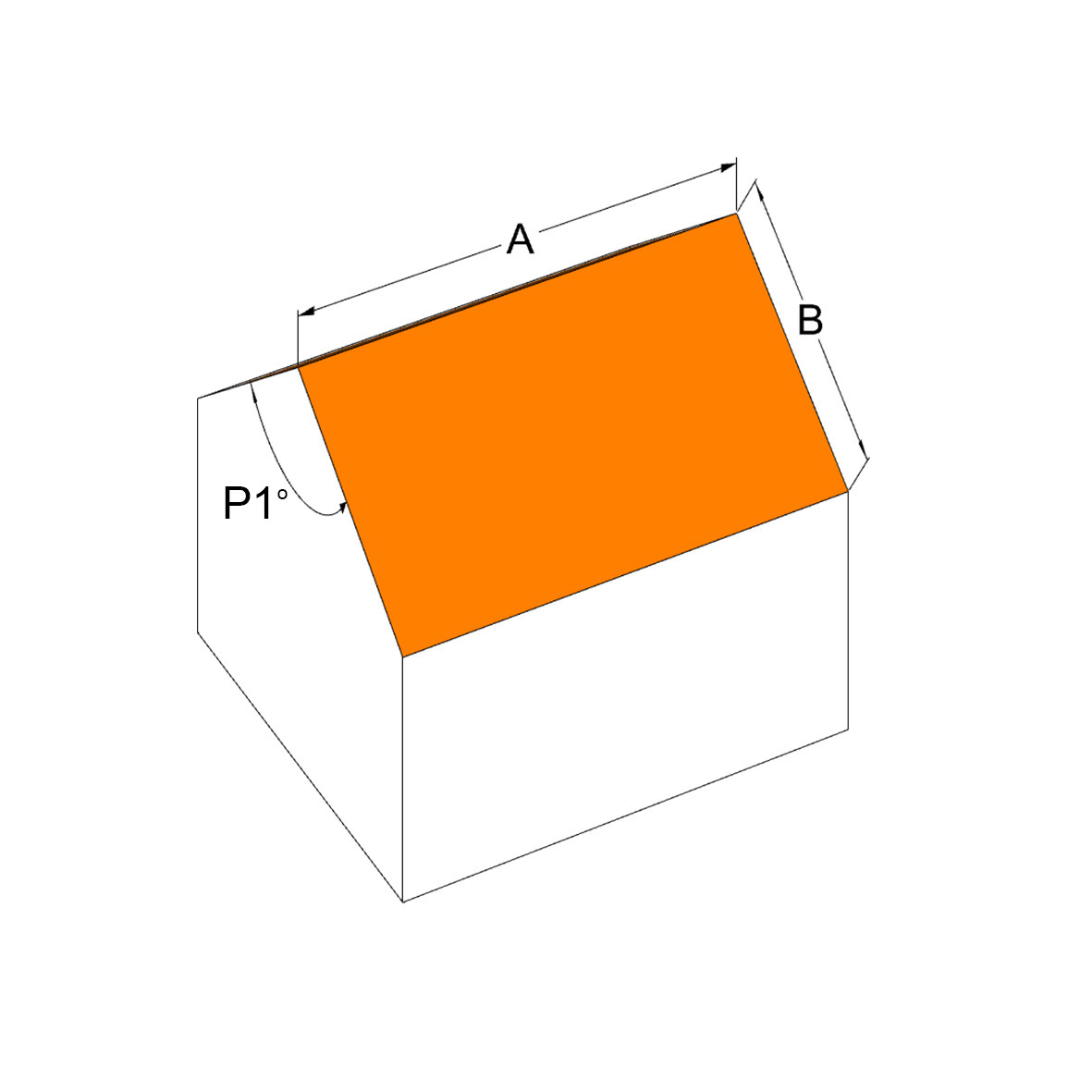 1. Gable to Gable Roof