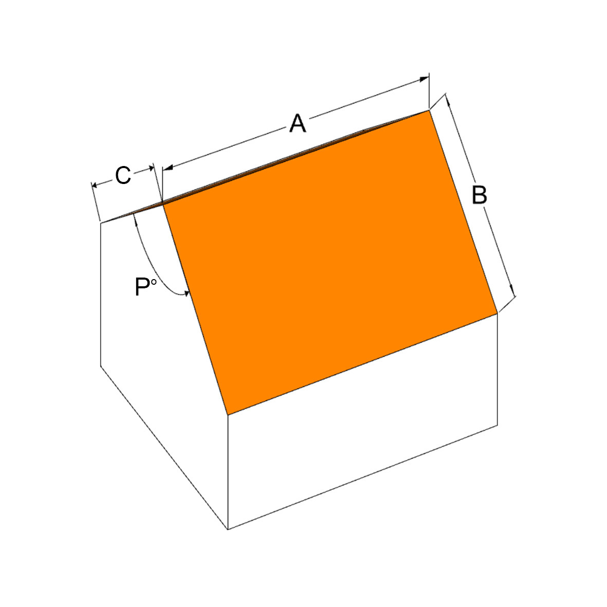 2. Saltbox Roof