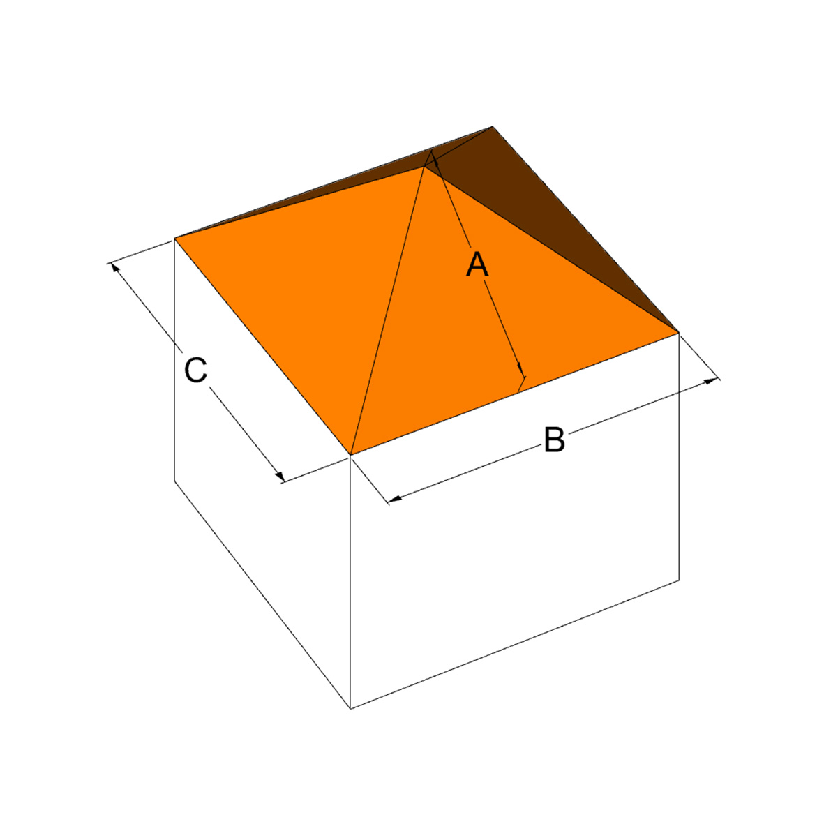 5. Pyramid Hip Roof